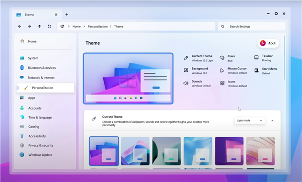 河内1.5分彩：Windows 12.2概念设计曝光：全新开始菜单 支持Windows 7主题